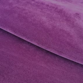 vouwgordijn op maat velours stofdetail pastelviolet